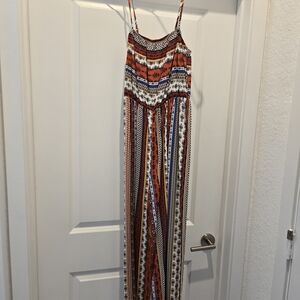 Bohemian Strappy Maxi Dress